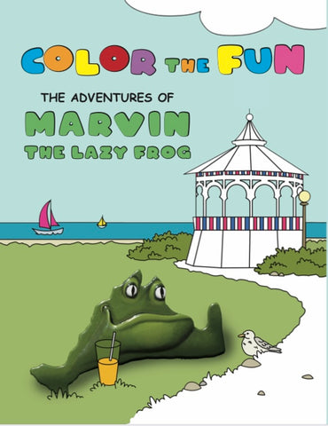 Lazy Frog Coloring Book