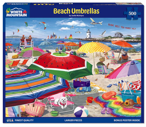 Puzzle Beach Umbrellas