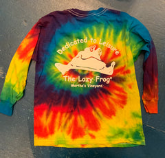 Lazy Frog Long Sleeve Tie Dye Youth