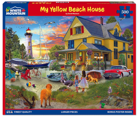 Puzzle My Yellow Beach House