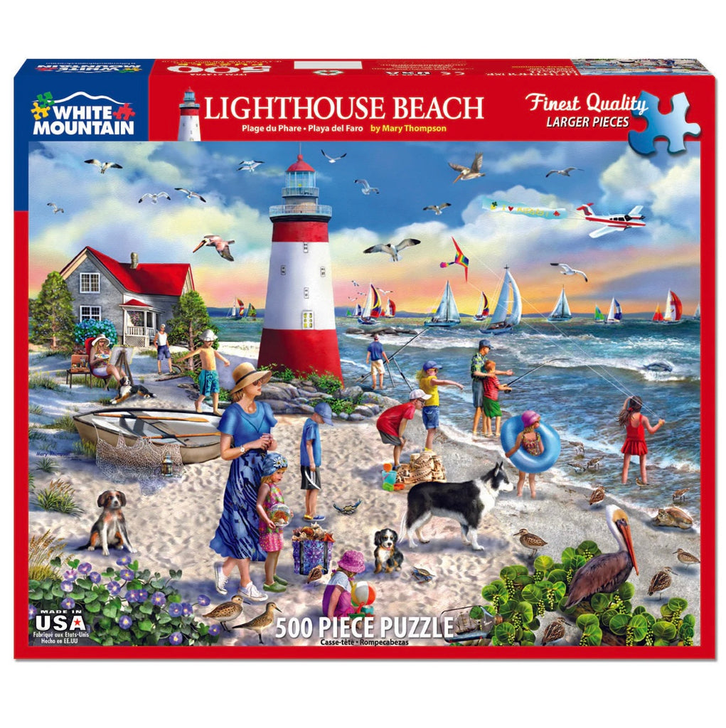 Puzzle Lighthouse Beach