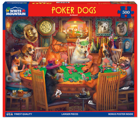 Puzzle Poker Dogs