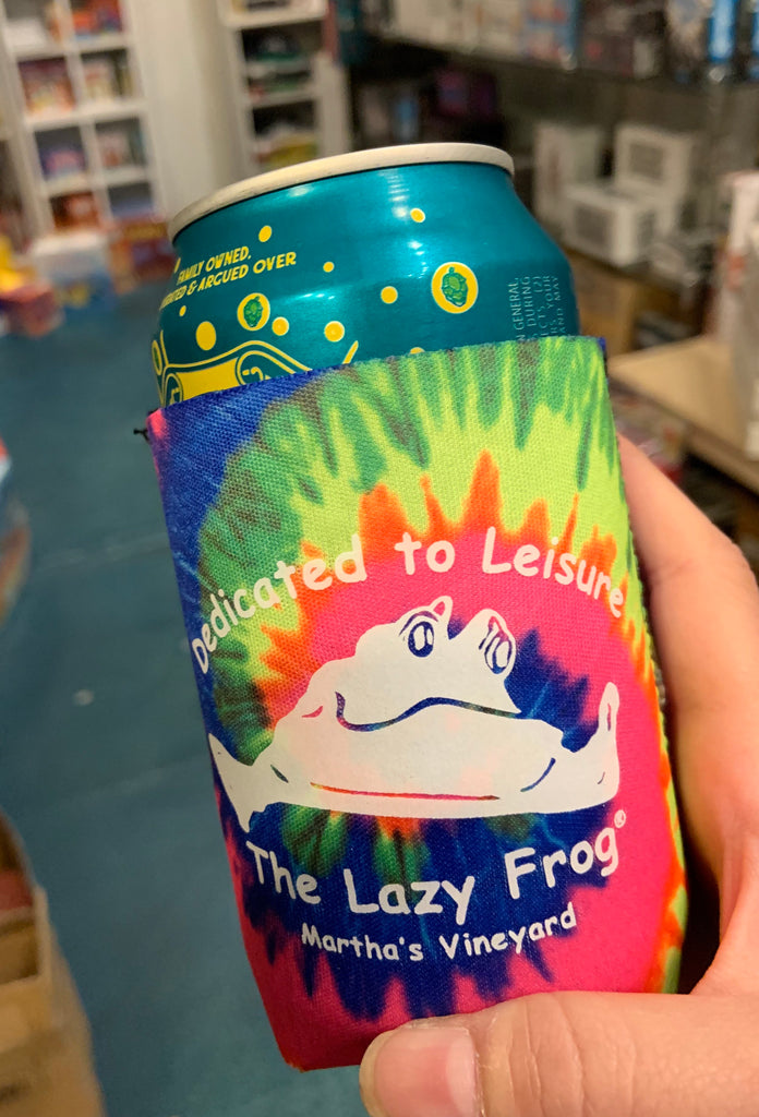Lazy Frog Can Koozie