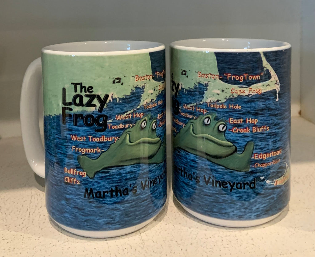 Lazy Frog Map Coffee Mug
