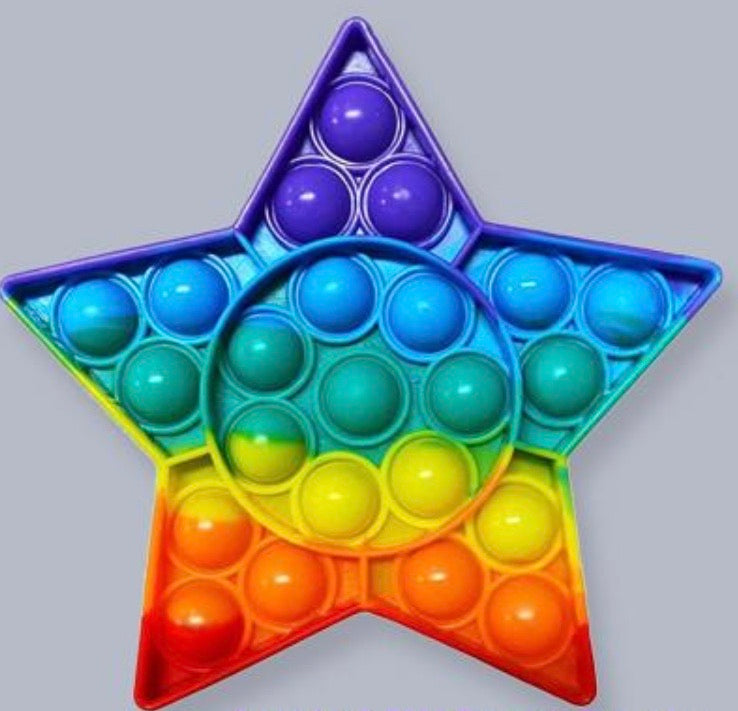 Pop It Rainbow Star