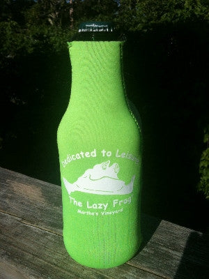 Lazy Frog Bottle Koozie