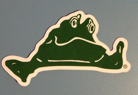 Lazy Frog Bumper Sticker